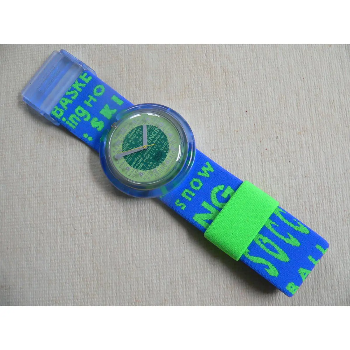 Pop Swatch Watch PWK163 Sportpourri W/ Box/paper/tag 1992 Rare