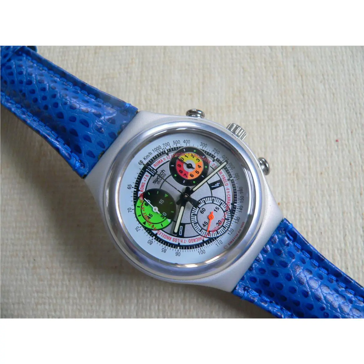 Swatch Irony Chrono YCS1002 All Over Vintage Switzerland 1996