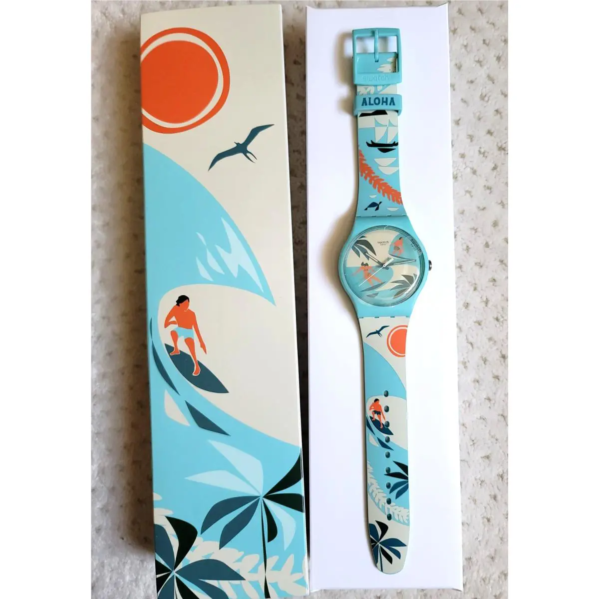 Release Swatch Hawaii Exclusive Nei Nick Kuchar Aloha SO29Z705 41mm