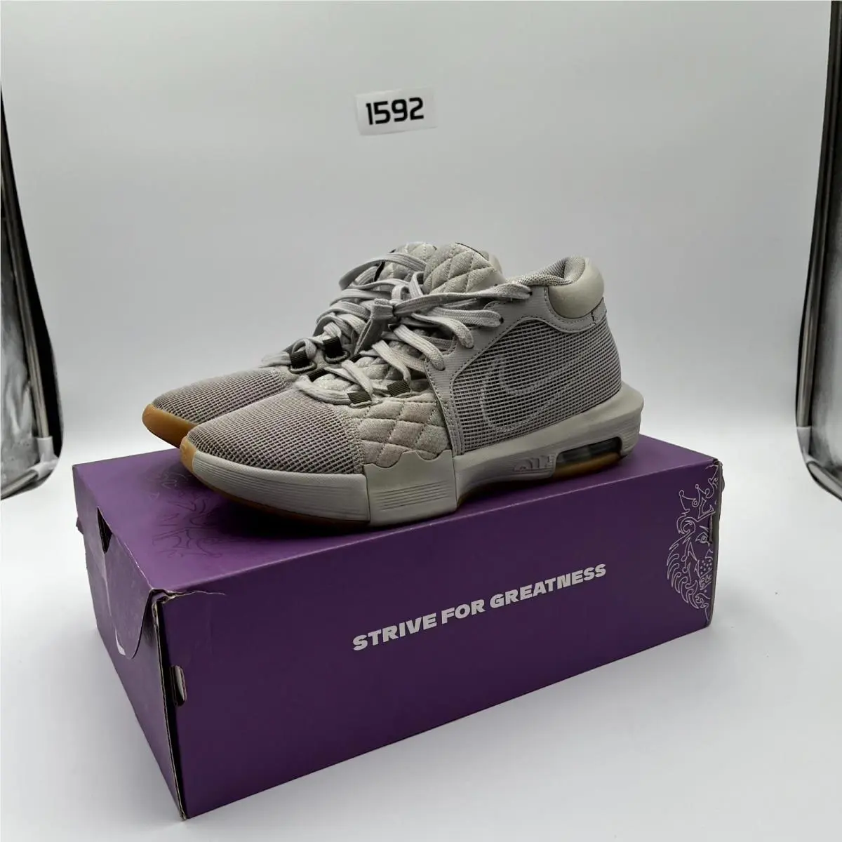 Nike shoes - Nike LeBron Witness 8 - LeBron Witness - FB2239-003 - Gray (UPC: 196975692279) 0