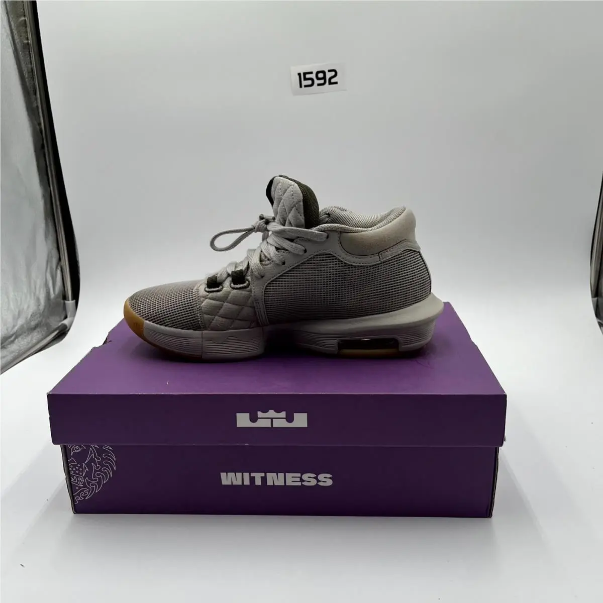 Nike shoes - Nike LeBron Witness 8 - LeBron Witness - FB2239-003 - Gray (UPC: 196975692279) 6