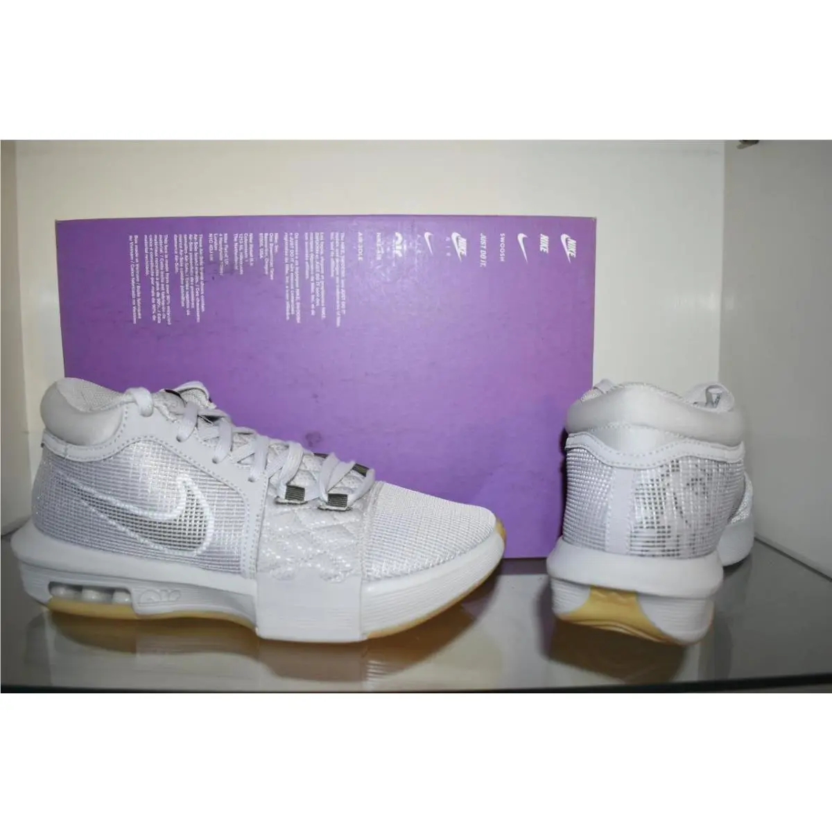 Nike shoes - Nike Adult`s LeBron Witness VIII Basketball Shoes - FB2239 003 - Gray (UPC: 196975678426) 1