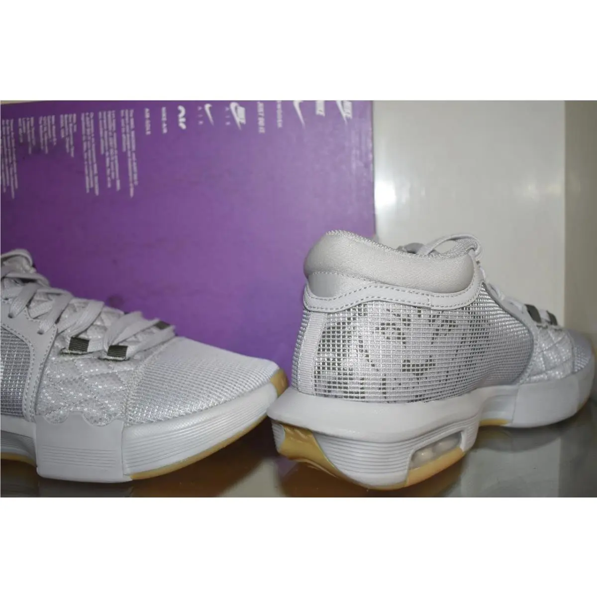 Nike shoes - Nike Adult`s LeBron Witness VIII Basketball Shoes - FB2239 003 - Gray (UPC: 196975678426) 2