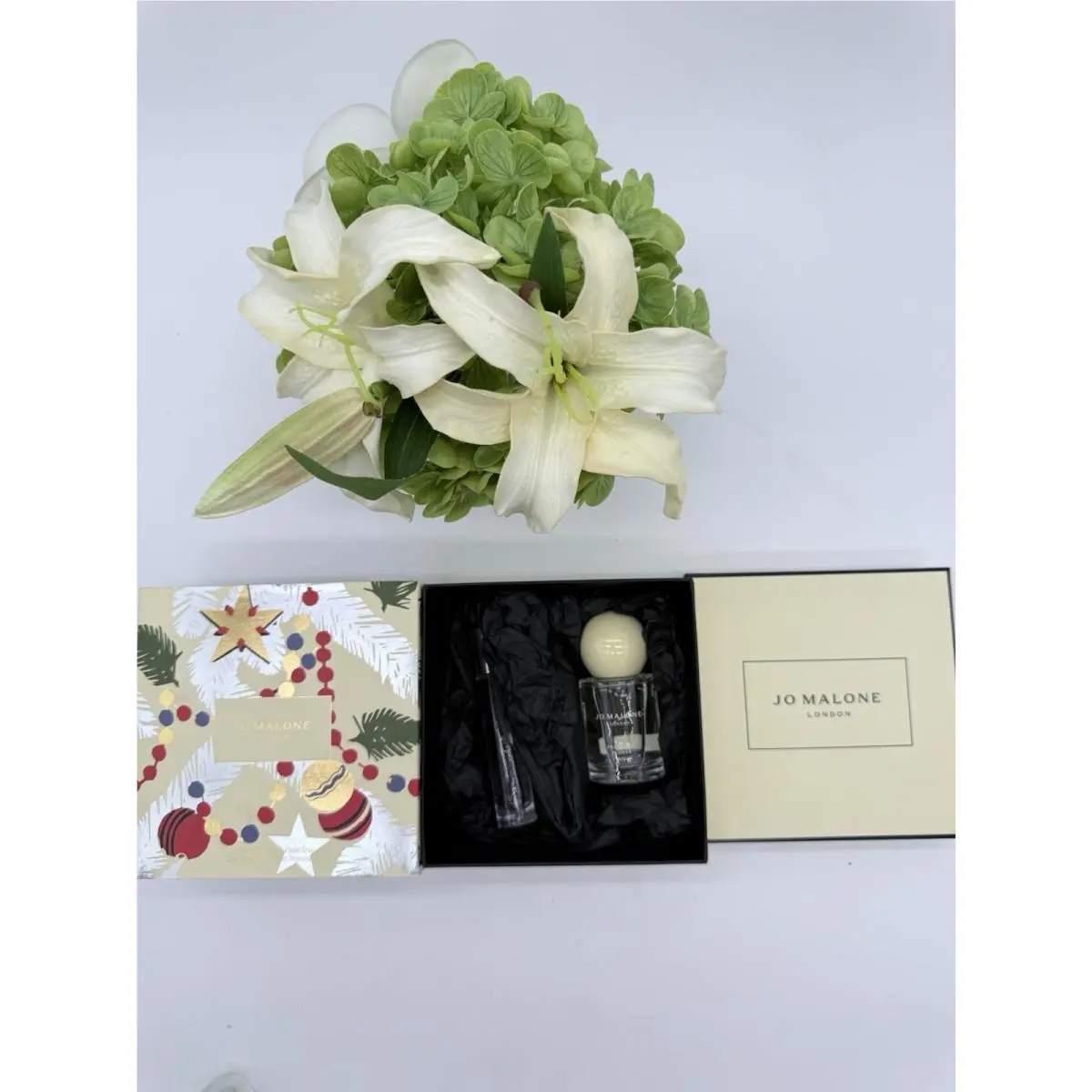 Jo Malone Frangipani Flower 1 oz + English Pear Sweet Pea 0.34oz Gift Set