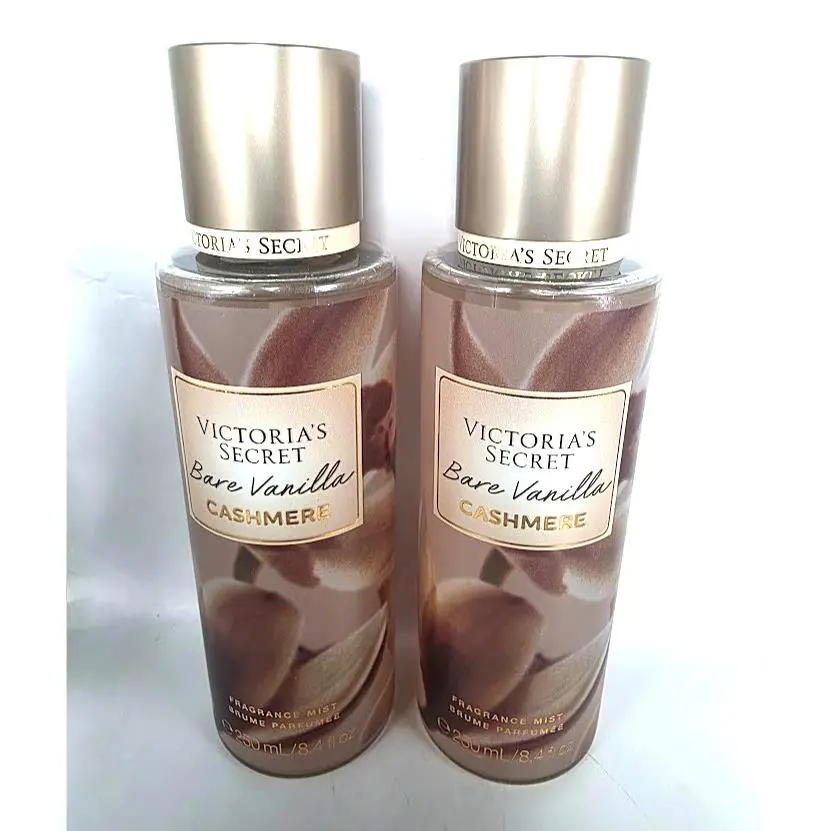 Victoria`s Secret Bare Vanilla Cashmere Body Mist 8.4 FL OZ Each 2