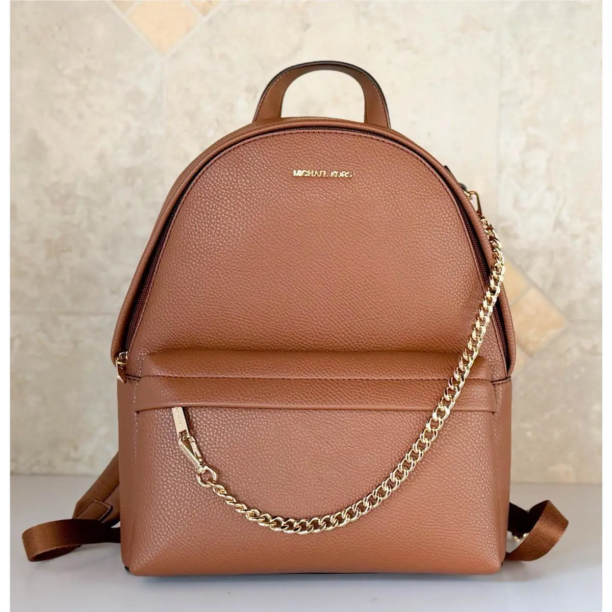Michael Kors Slater Medium Chain Backpack Luggage