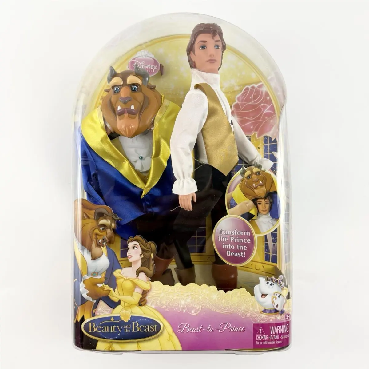 Mattel 2009 Disney Beauty and The Beast - Beast to Prince Transformation T2799