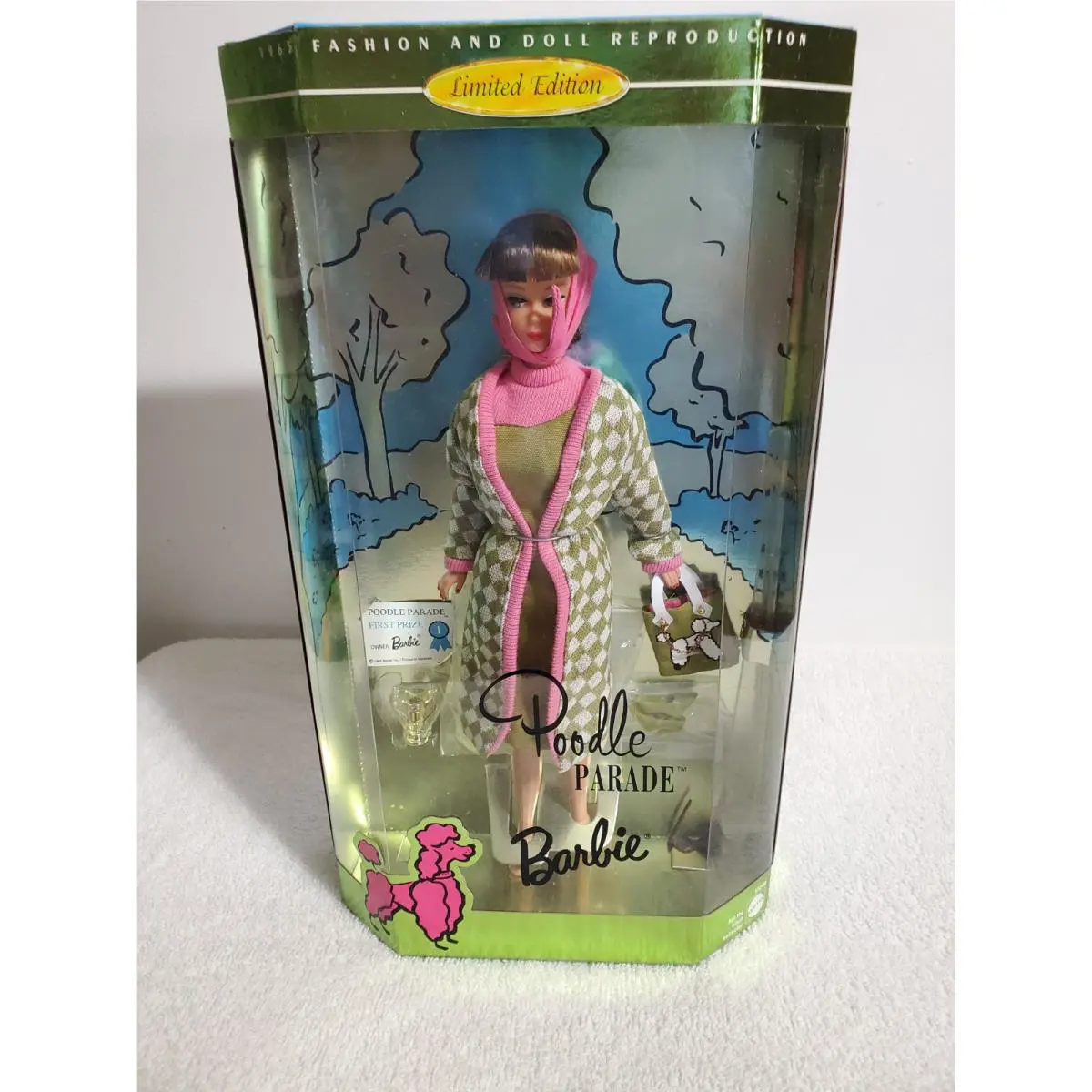 1995 Mattel 1965 Poodle Parade Reproduction Barbie Doll Nrfb 15280