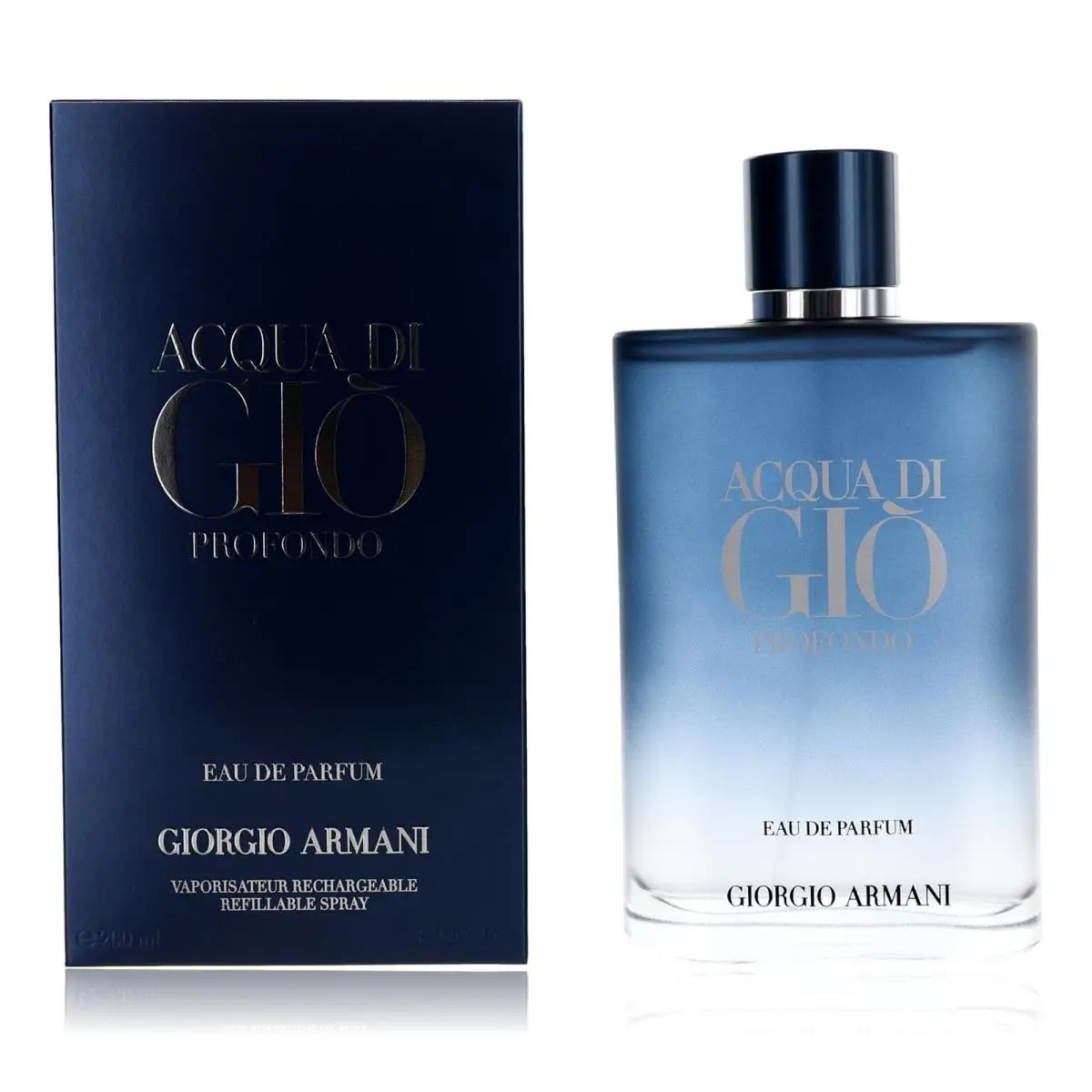 Acqua Di Gio Profondo by Giorgio Armani 6.7 oz Edp Spray For Men