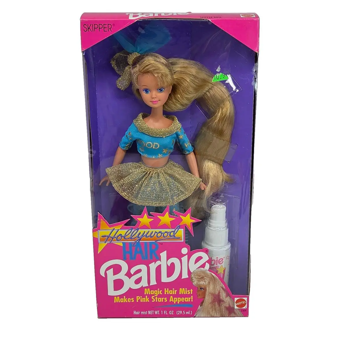 Vintage 1992 Hollywood Hair Skipper Barbie Doll W Mist 2309 Mattel