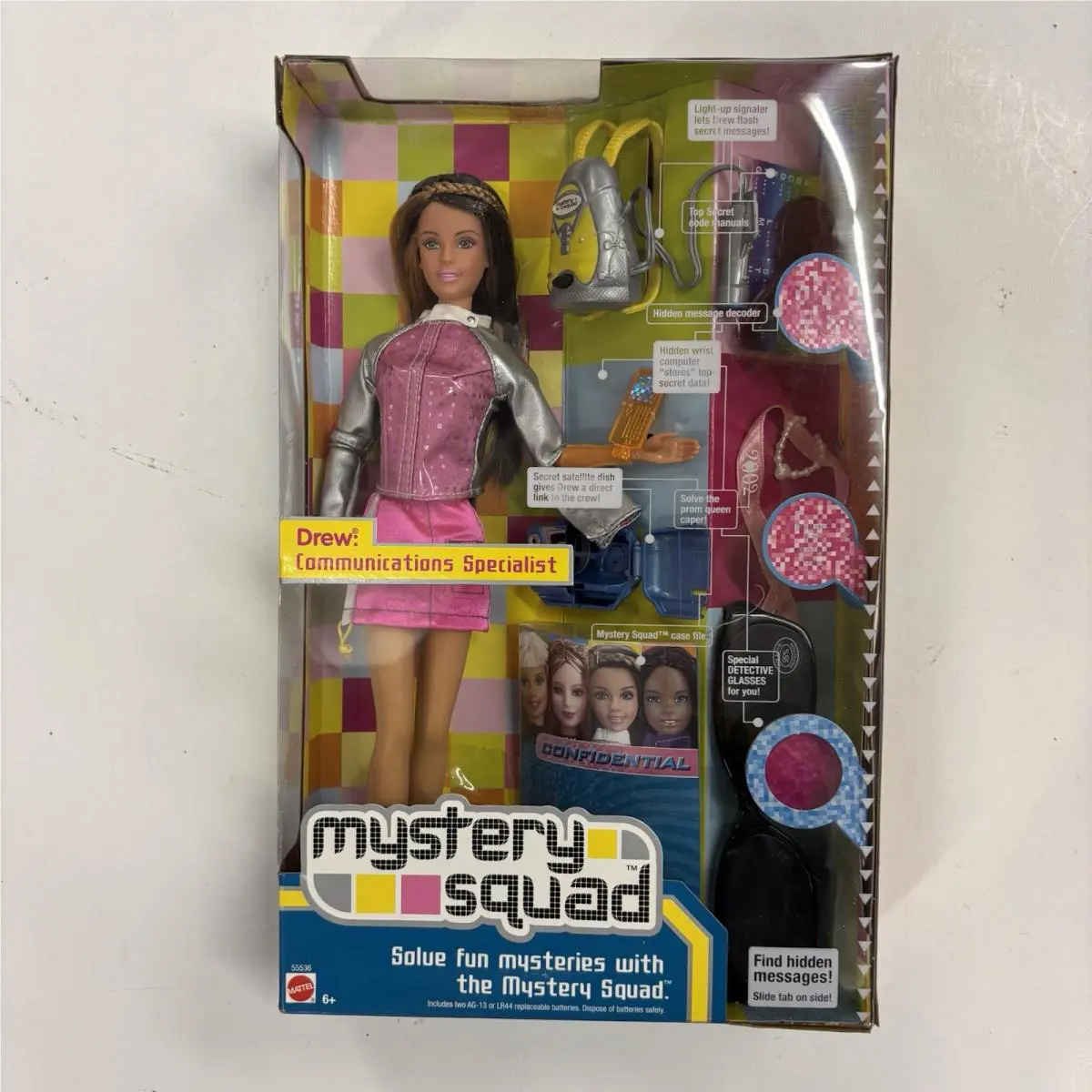 Mystery Squad Drew Communication Specialist Doll -2 Hair Colors- Nrfb ⭐