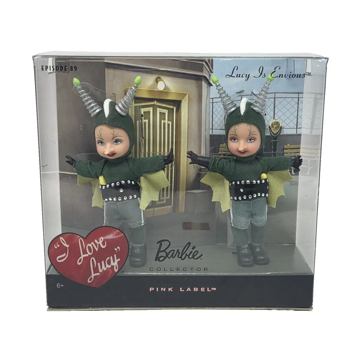 2009 I Love Lucy Lucy IS Envious Barbie Doll Pink Label R4519