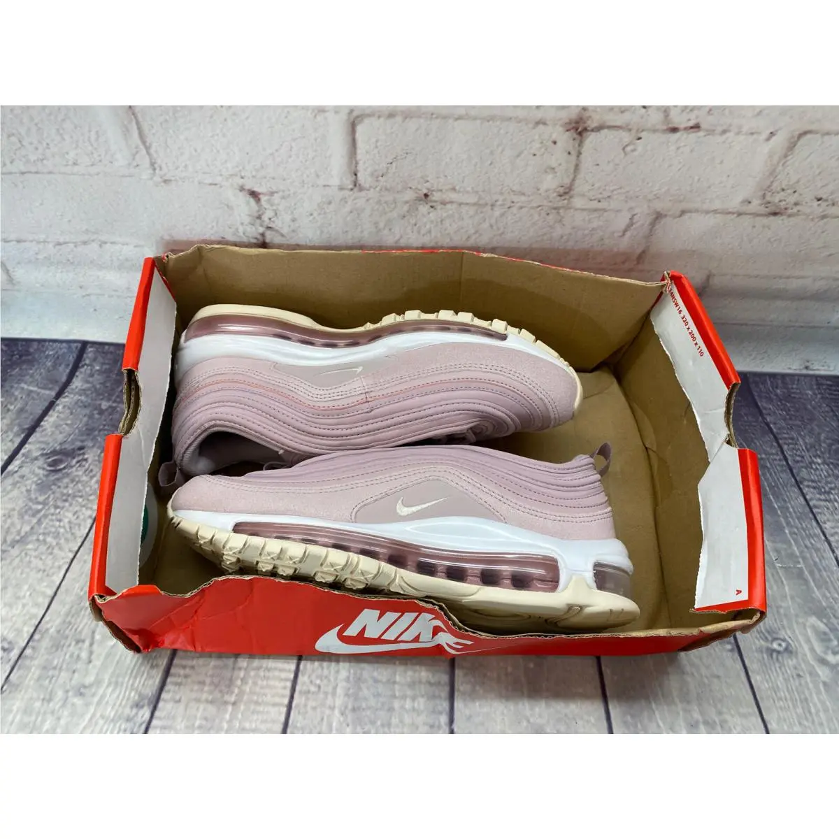 Nike shoes - Nike Air Max 97 Premium - 917646-500 - Pink, Manufacturer: Pink Chalk/Light Cream 8