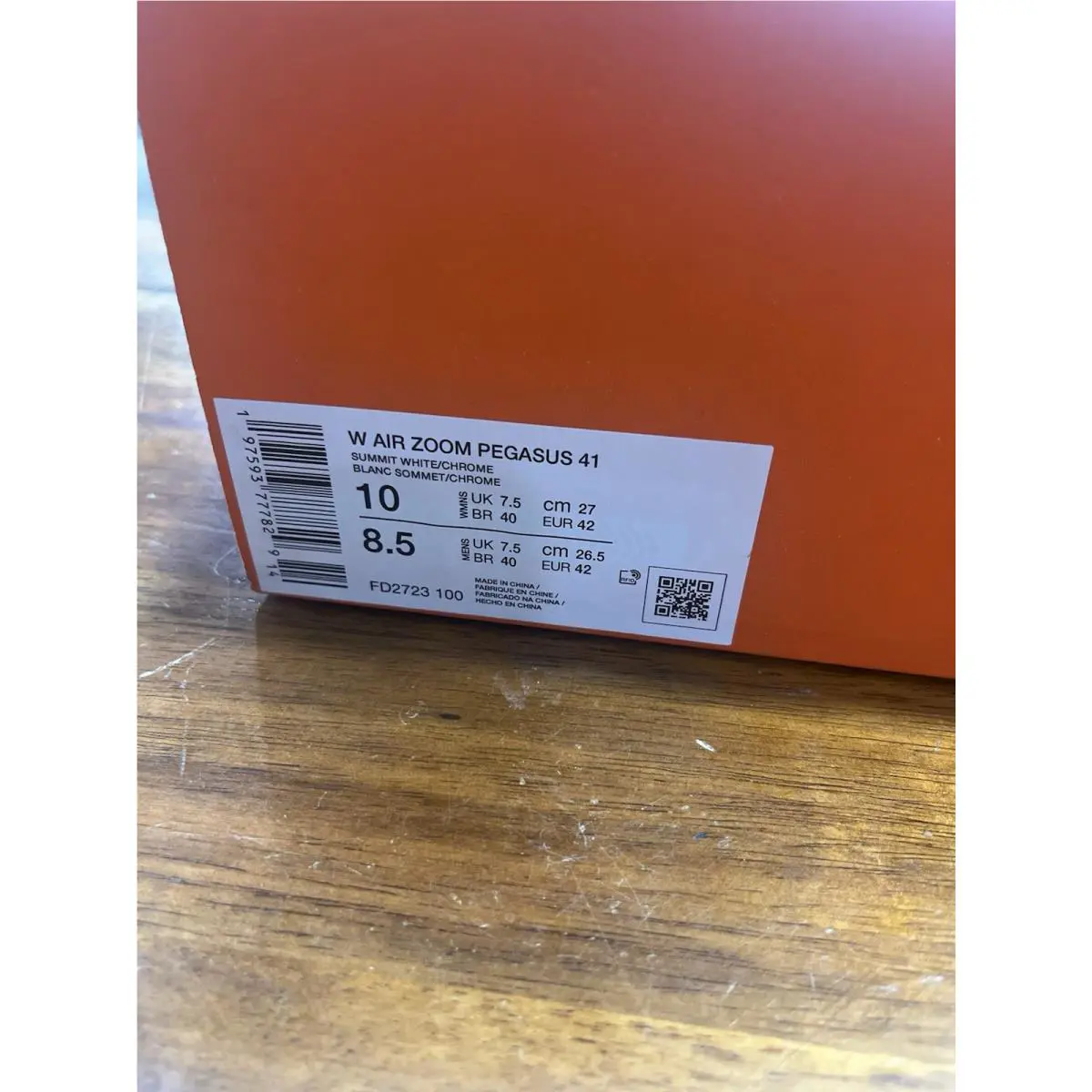Nike shoes - Nike Pegasus 41 - Pegasus - Fd2723-100 - White (UPC: 0197593789549) 6