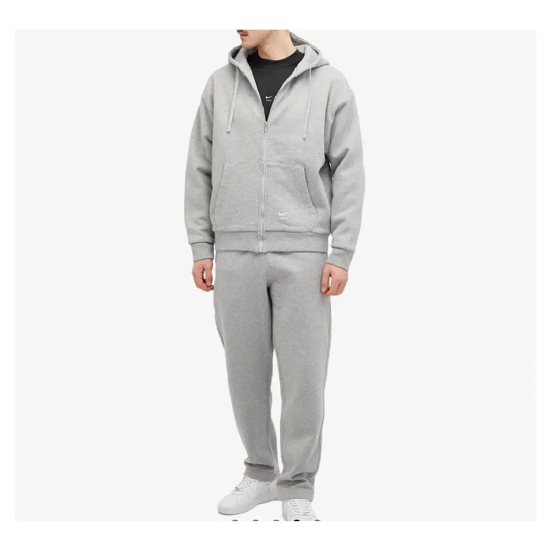 Nike clothing - Nike x MMW NRG Fleece Hoodie - DR5362-050 - Medium Ash/Phantom 9