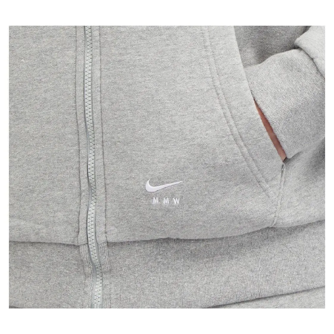 Nike clothing - Nike x MMW NRG Fleece Hoodie - DR5362-050 - Medium Ash/Phantom 10