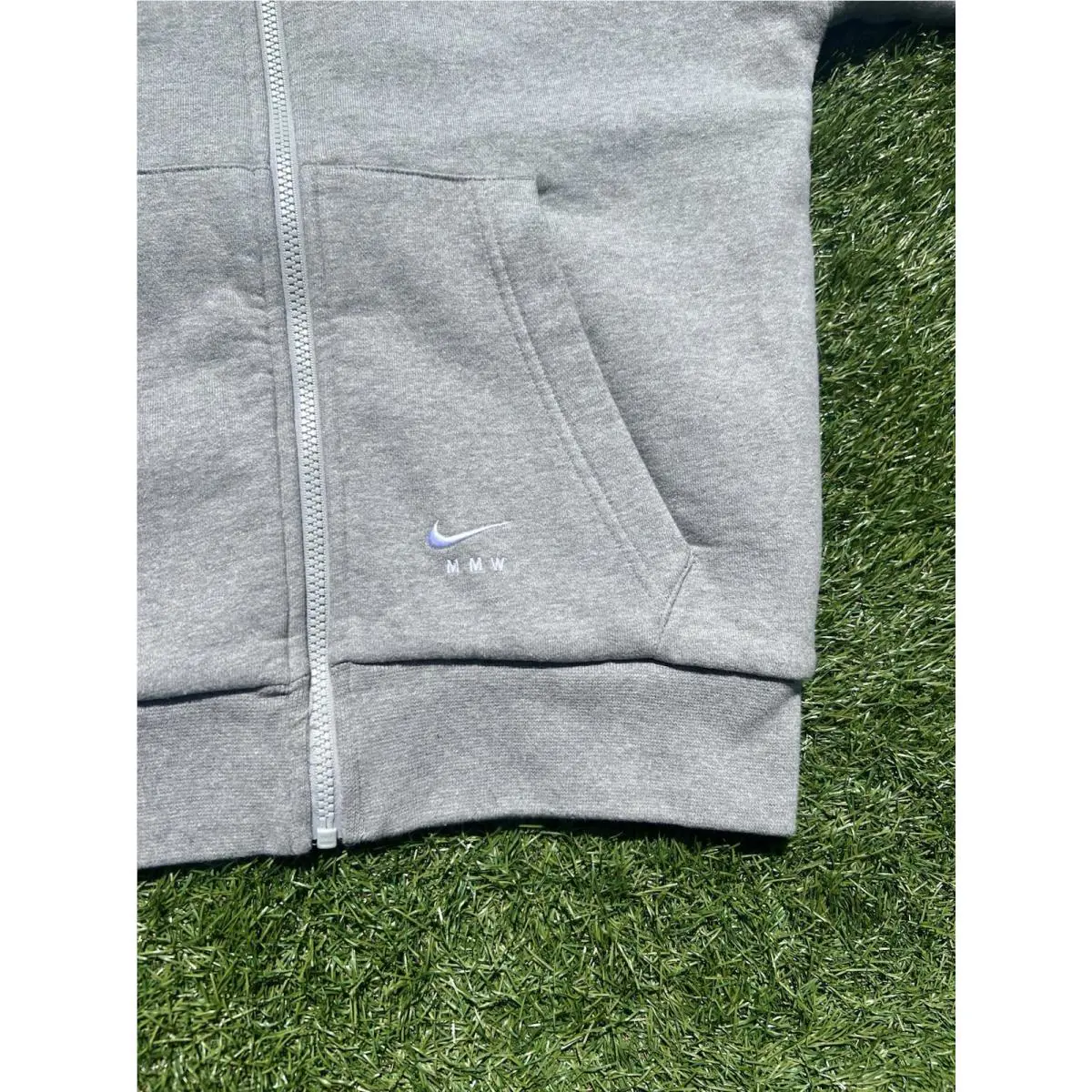 Nike clothing - Nike x MMW NRG Fleece Hoodie - DR5362-050 - Medium Ash/Phantom 1