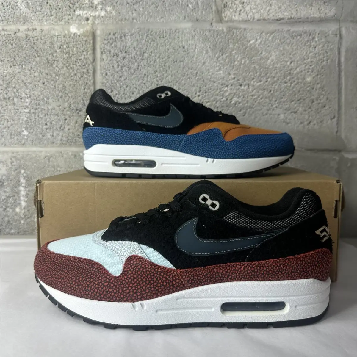 Nike Air Max 1 Premium Swipa 2019 CJ9746-001 Men`s Size 8 Women`s 9.5