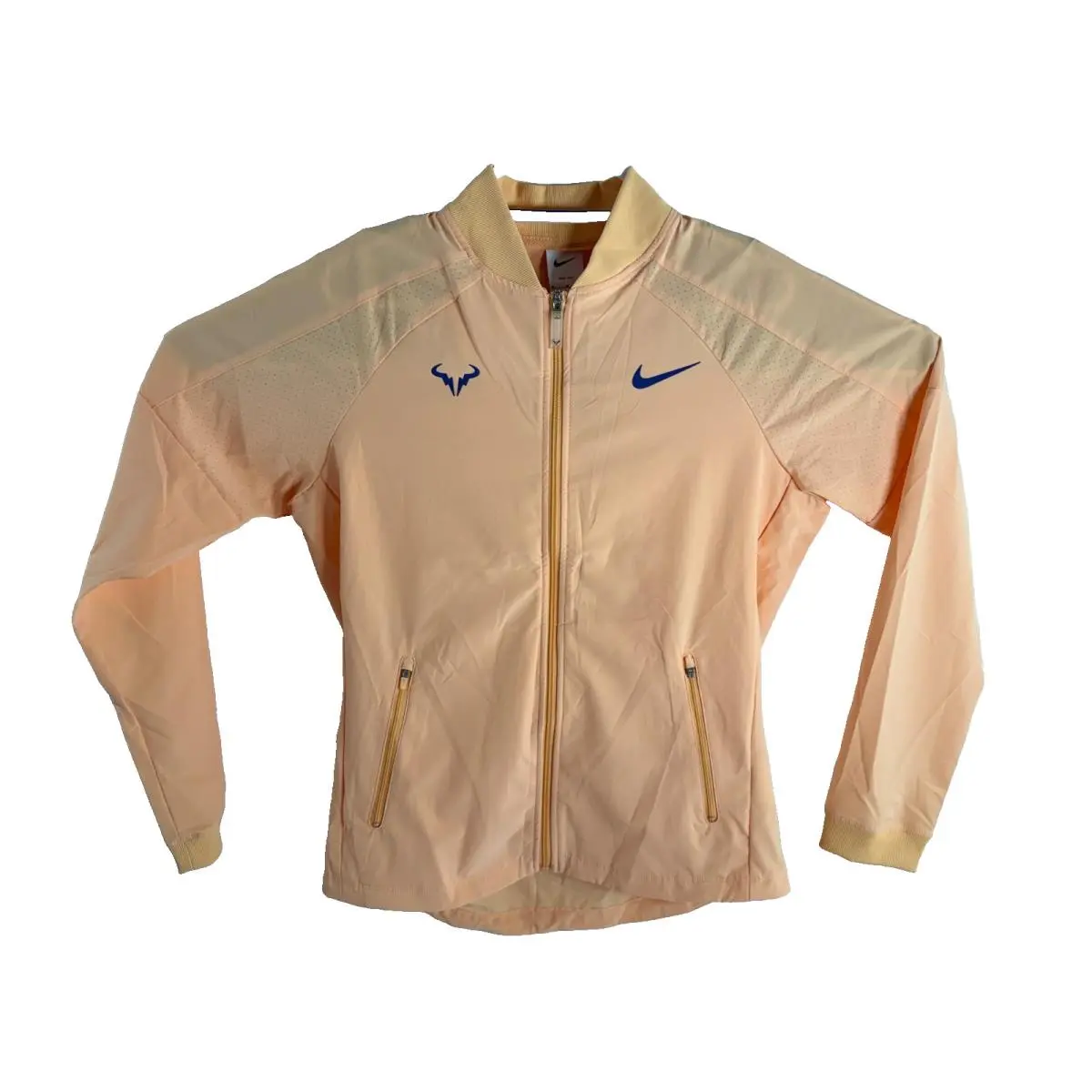 Nike Dri-fit Rafa Tennis Jacket Orange Chalk Deep Night Men`s Size L DV2885-777