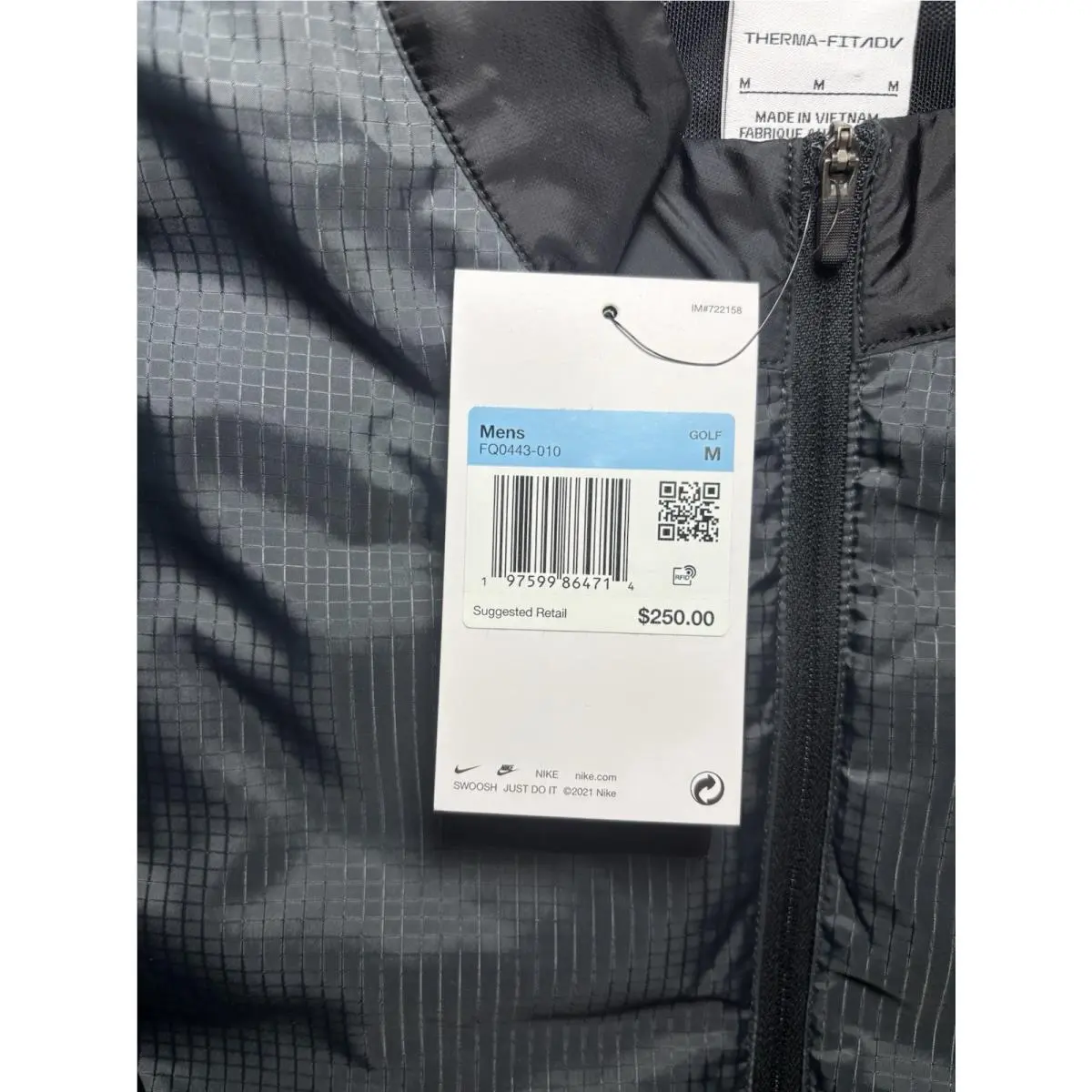 Nike clothing - Nike Therma Fit Jacket - Therma Fit Jacket - Black (UPC: 197599864714) 3