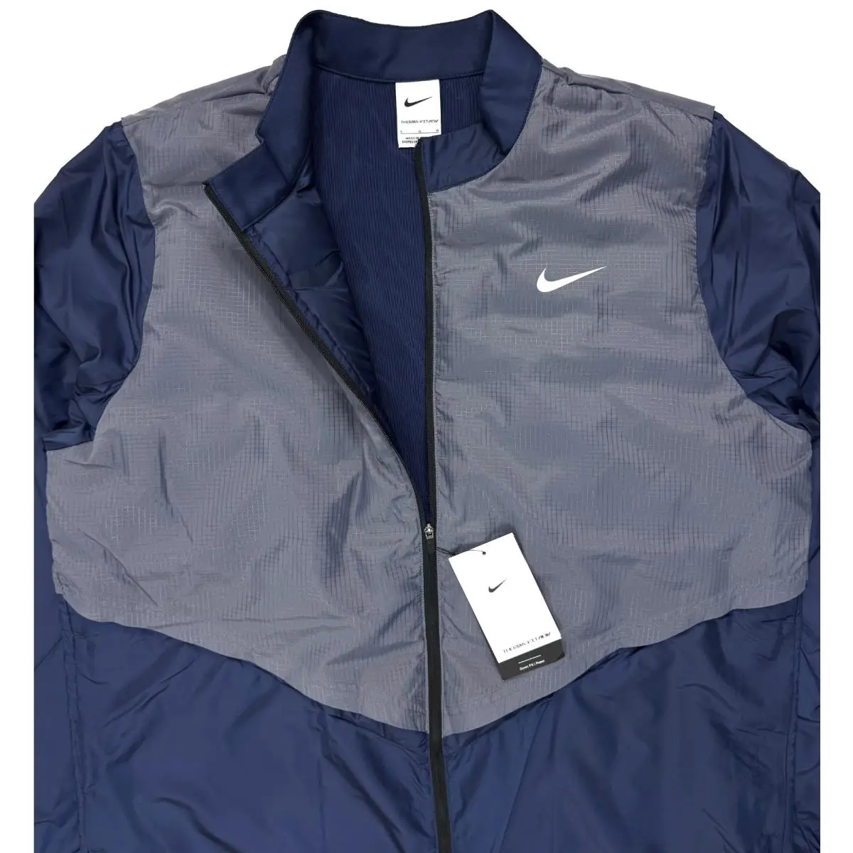 Nike Therma-fit Repel Full Zip Golf Jacket Gray Blue Adv FQ0443-410 Large