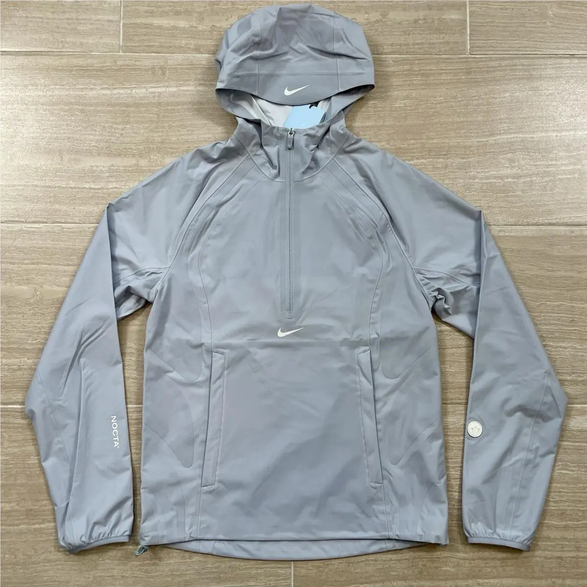 Men’s Size XS Nike x Nocta Drake Nrg Golf Jacket Wolf Grey Half Zip Hoodie