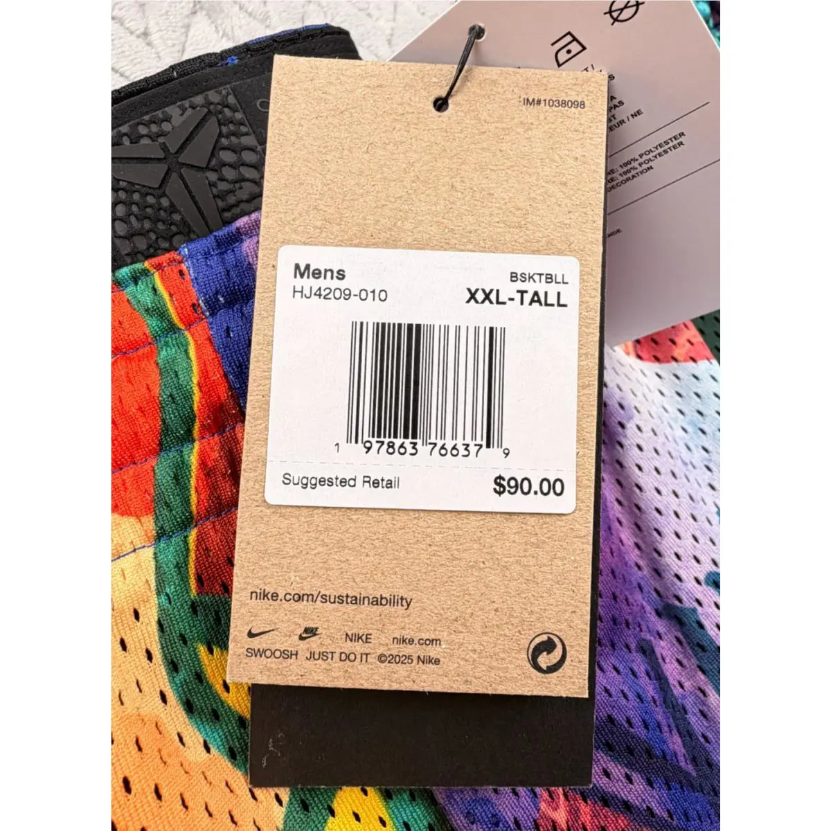 Nike clothing - Nike What The Kobe - What The Kobe - HJ4209010 - Multicolor (UPC: 197863766379) 4