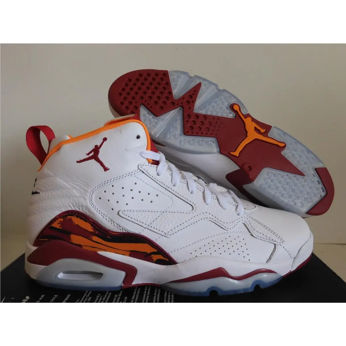 Nike Air Jordan Mvp White-cardinal Red SZ 11 DZ4475-168