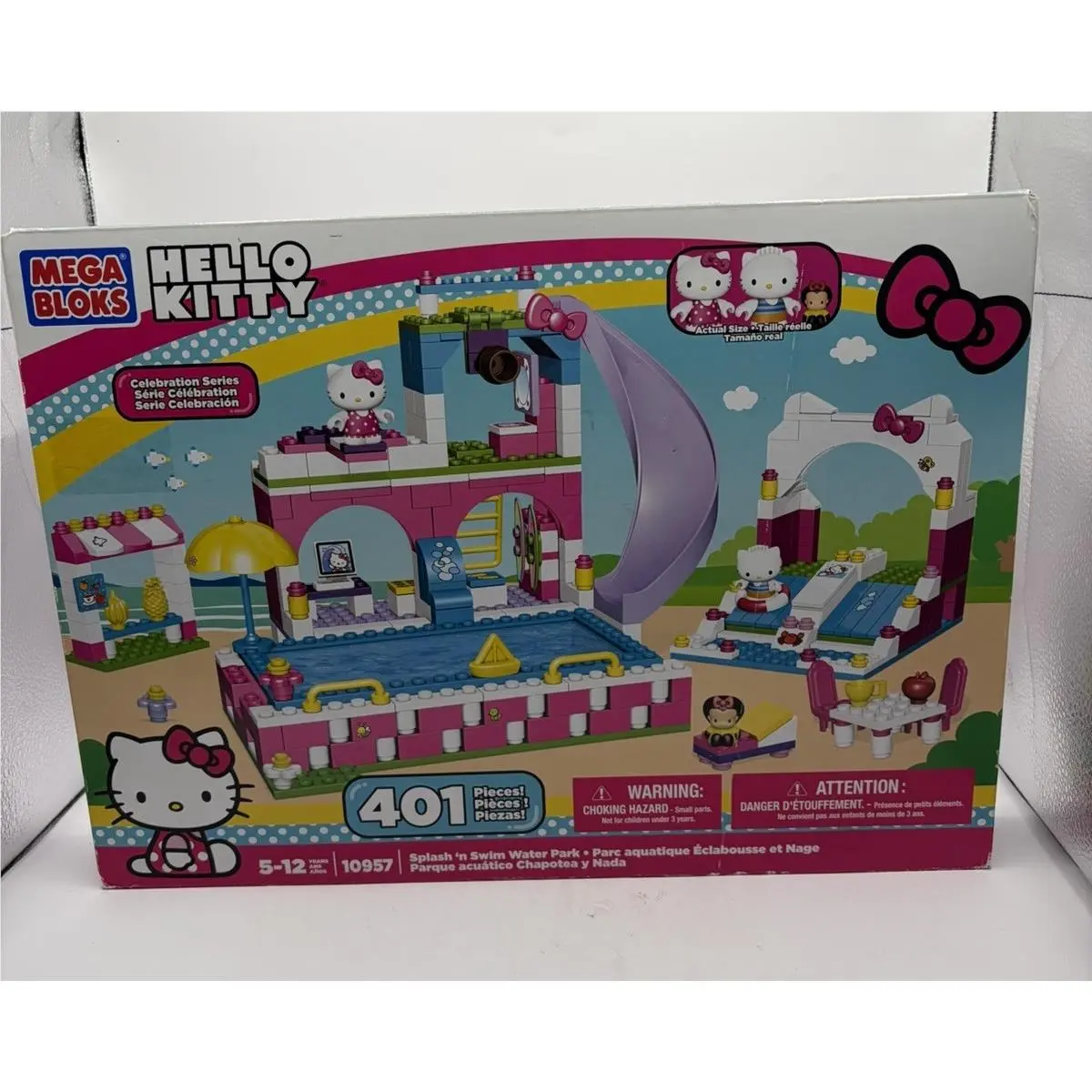 Mega Bloks Hello Kitty 10957 Splash `n Swim Water Park