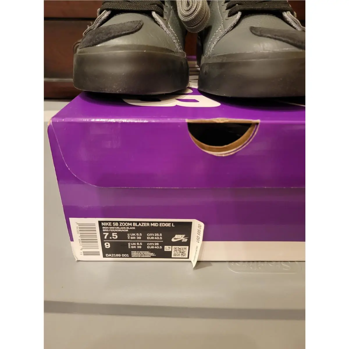 Nike shoes - Nike Blazer - Blazer - DA2189-001 - Gray 3