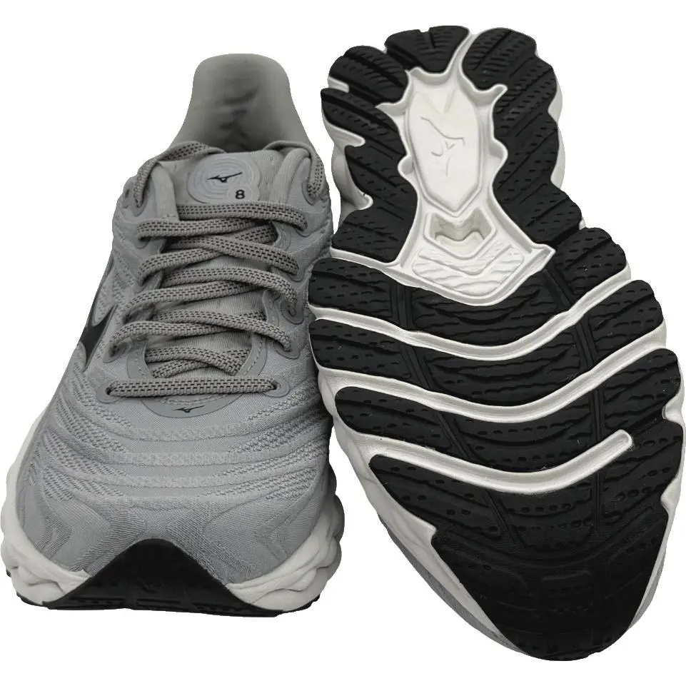 Mizuno shoes - Mizuno Wave Sky 8 - Wave Sky - 411462-UG90 - Ultimate Grey/Black 2