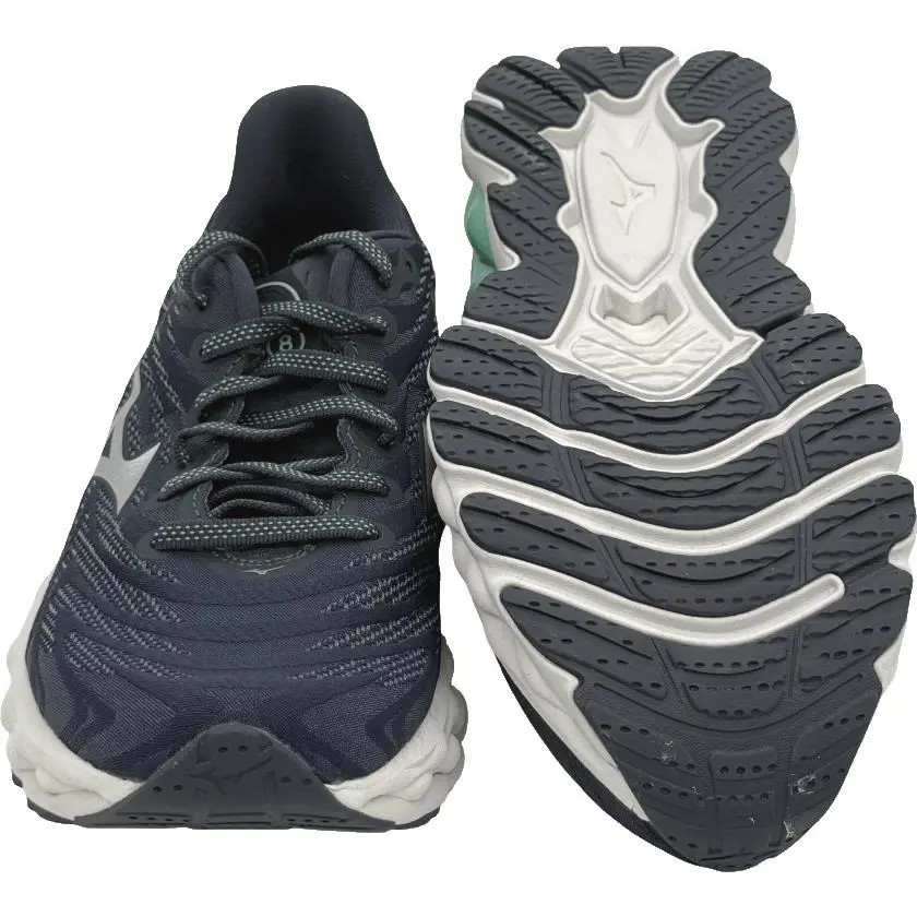 Mizuno shoes - Mizuno Wave Sky 8 - Wave Sky - 411463-5373 - India Ink/Silver 2