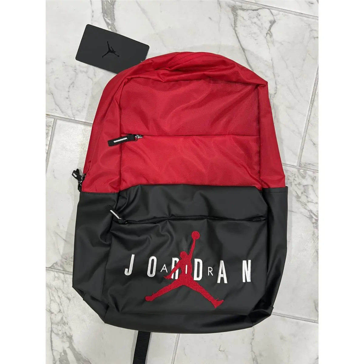 Jordan Jumpman Pivot Backpack Black/gym Red Style 9A0408-KR5 Large School