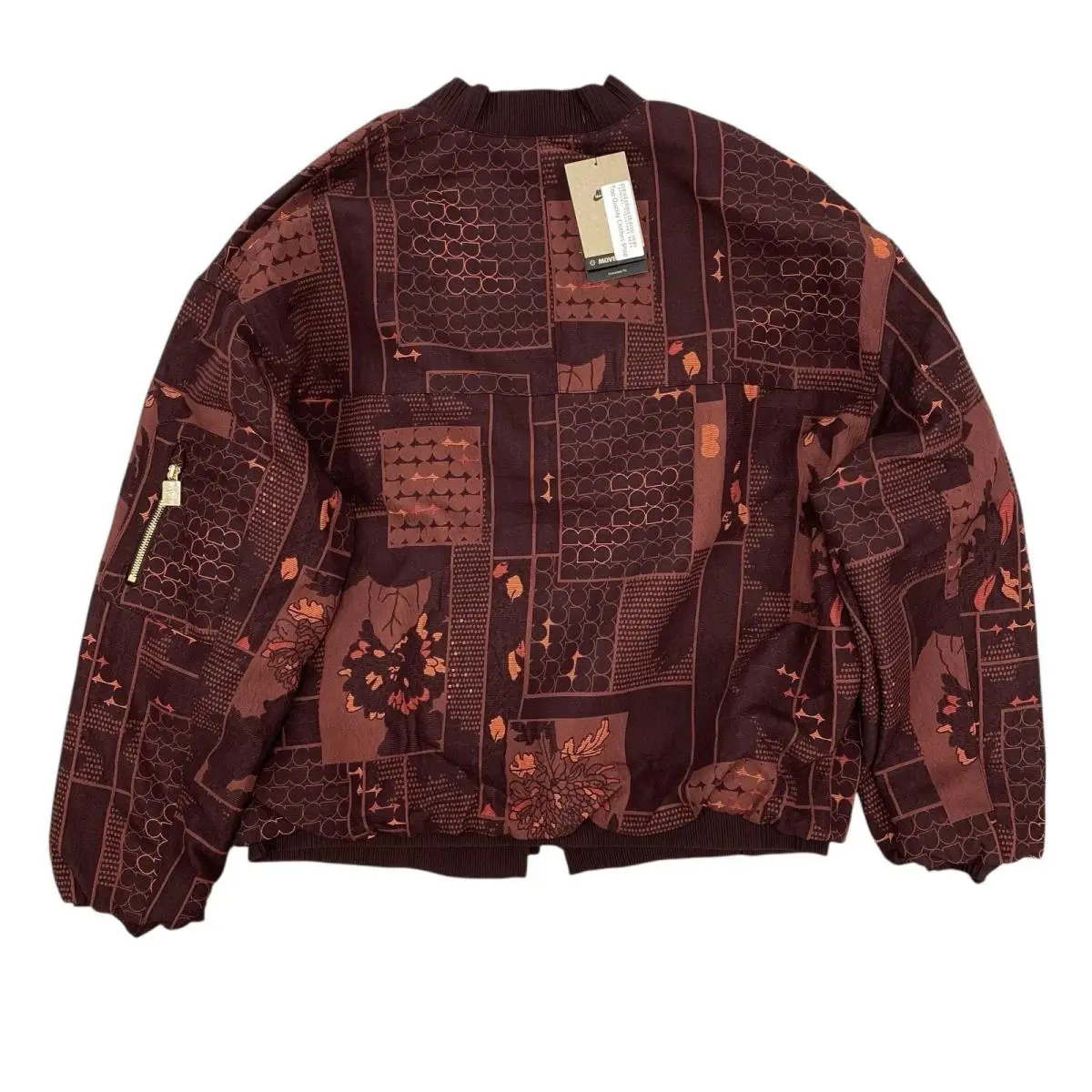 Nike clothing - Nike 23FW Naomi Osaka Varsity Women`s Varsity Jacket - FV7795-652 FV7795652 - Burgundy 0