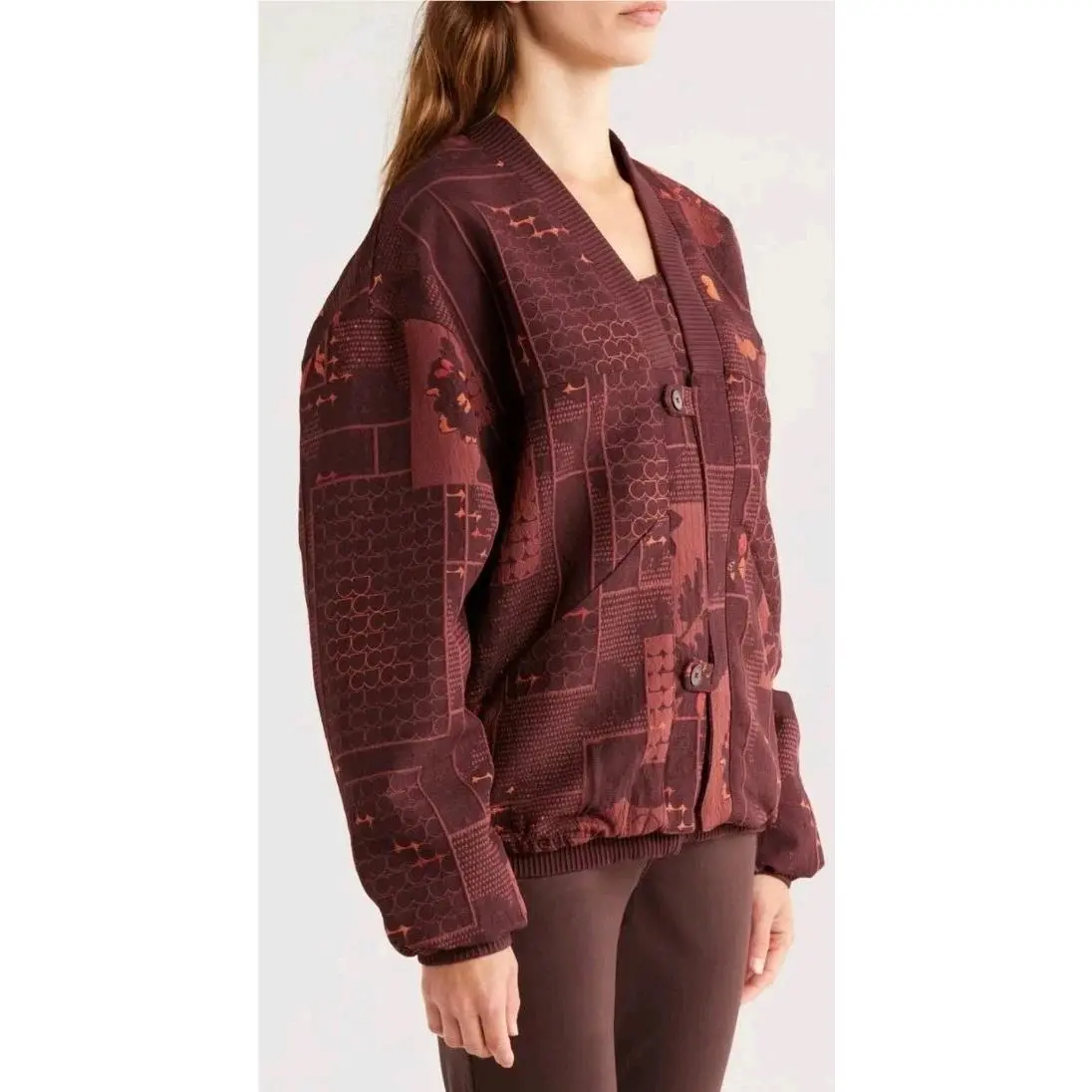 Nike clothing - Nike 23FW Naomi Osaka Varsity Women`s Varsity Jacket - FV7795-652 FV7795652 - Burgundy 11