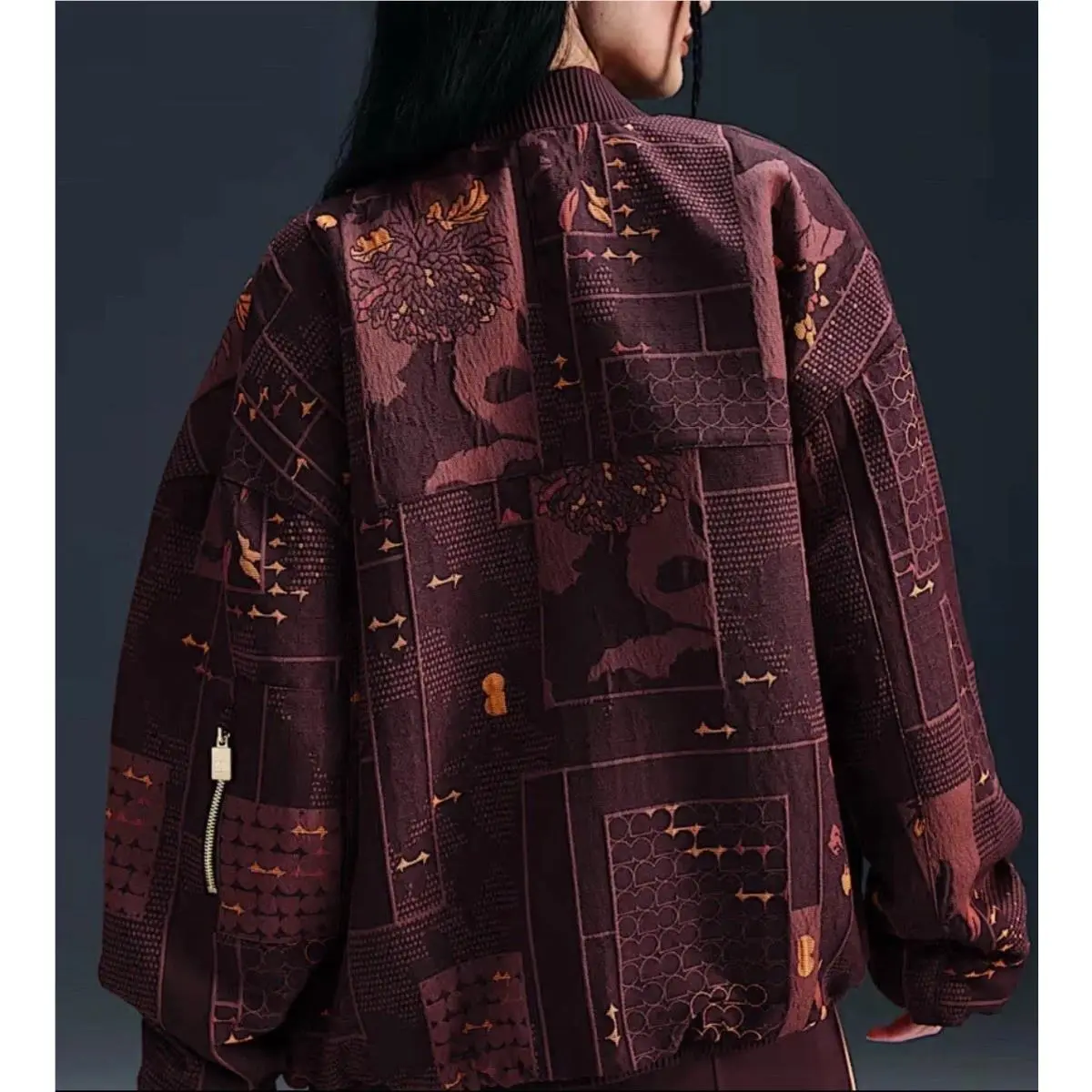 Nike clothing - Nike 23FW Naomi Osaka Varsity Women`s Varsity Jacket - FV7795-652 FV7795652 - Burgundy 8