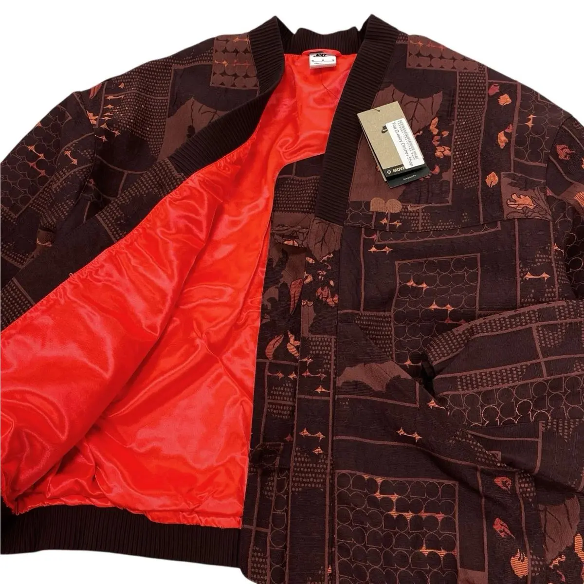 Nike clothing - Nike 23FW Naomi Osaka Varsity Women`s Varsity Jacket - FV7795-652 FV7795652 - Burgundy 2