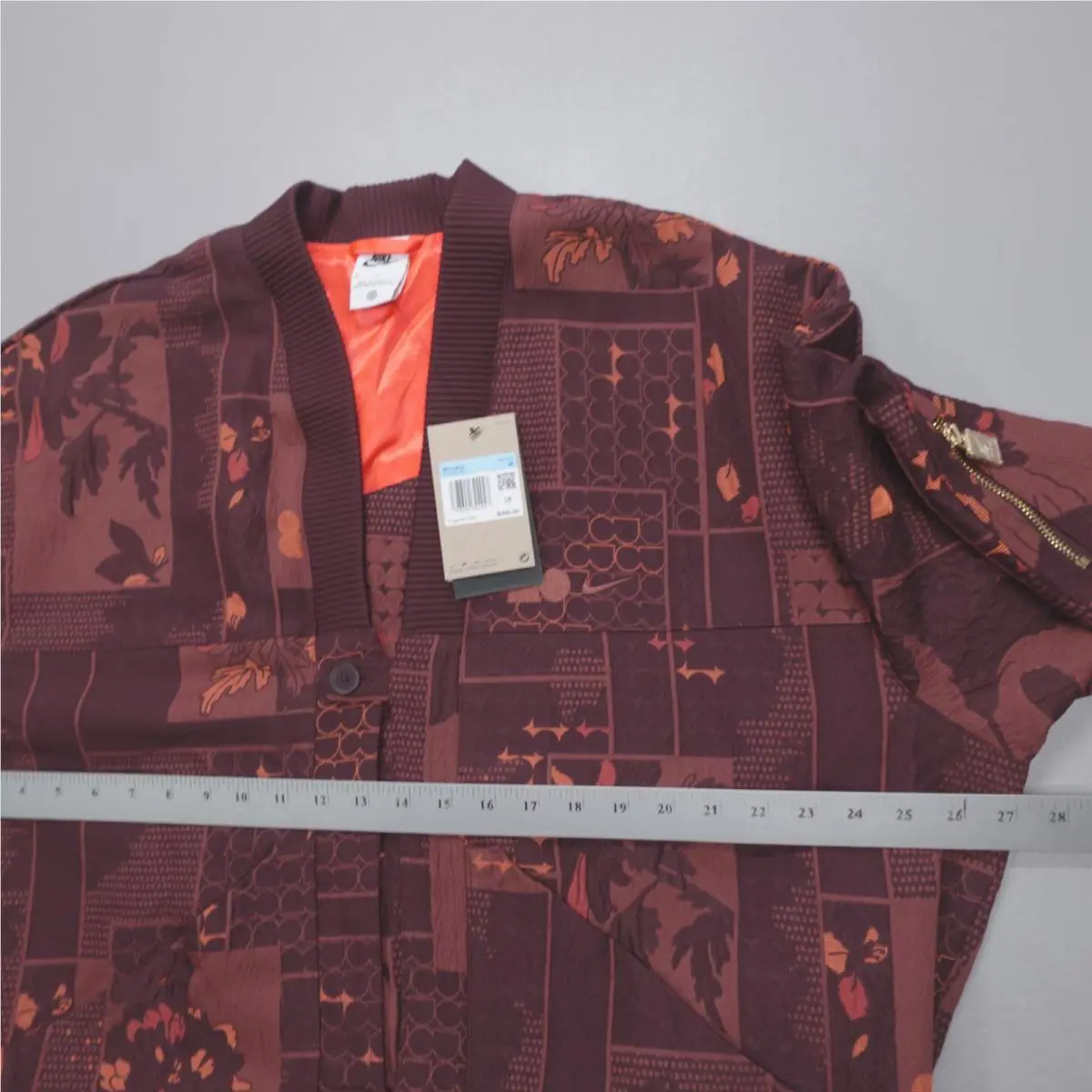 Nike clothing - Nike 23FW Naomi Osaka Varsity Women`s Varsity Jacket - FV7795-652 FV7795652 - Burgundy 5
