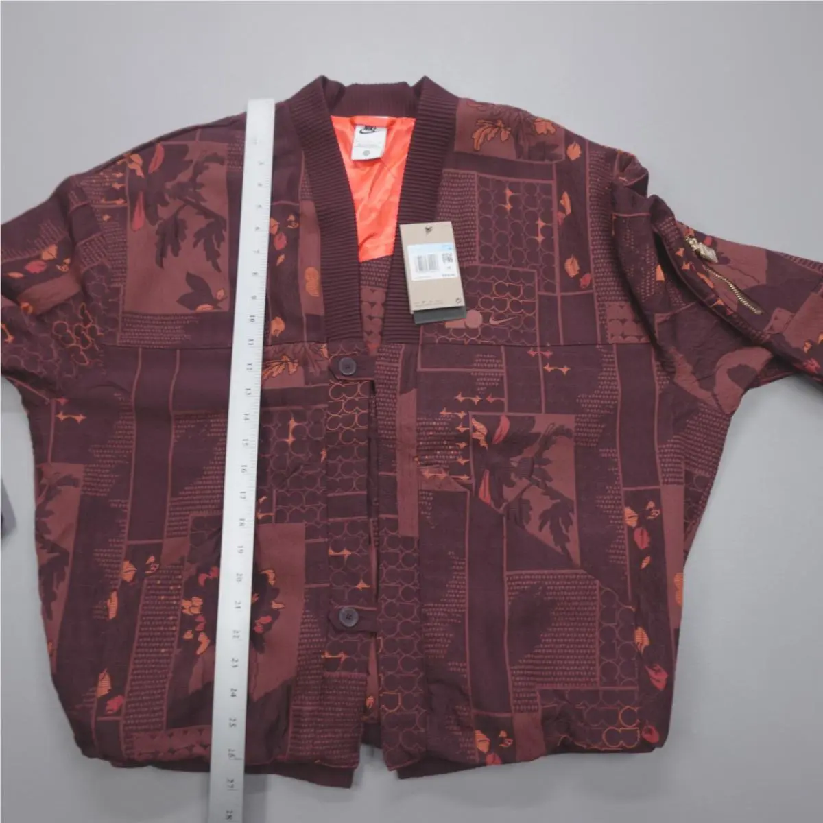 Nike clothing - Nike 23FW Naomi Osaka Varsity Women`s Varsity Jacket - FV7795-652 FV7795652 - Burgundy 6