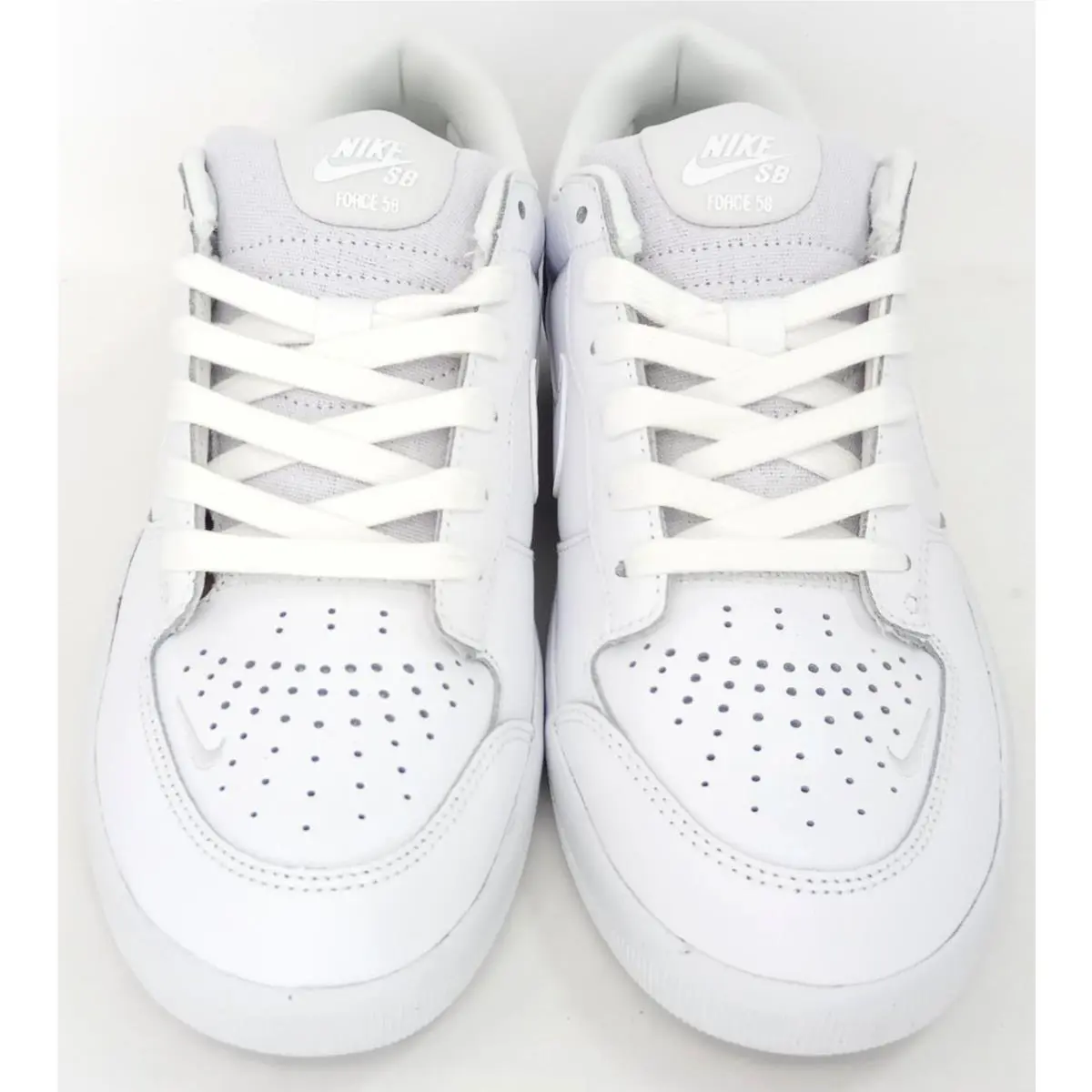 Nike shoes - Nike SB Force 58 Premium Leather - DH7505 100 - White (UPC: 195242581056) 1