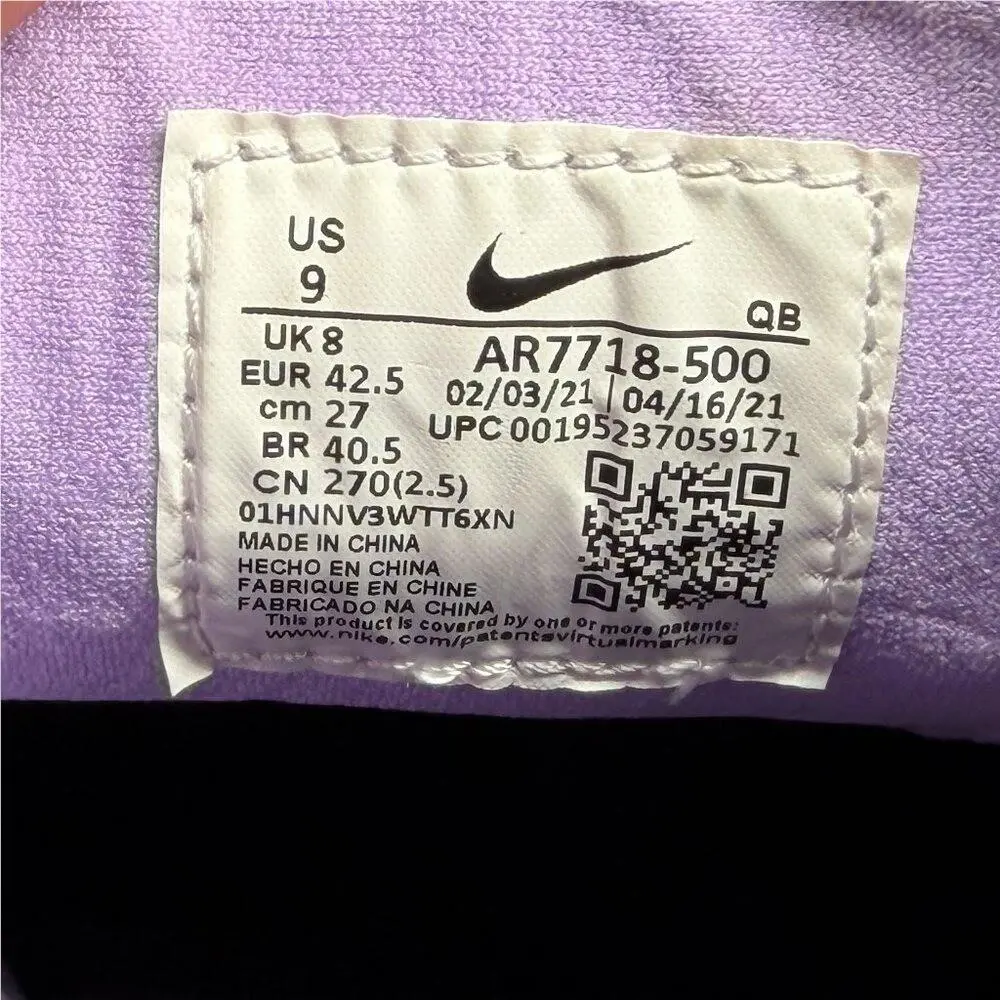 Nike shoes - AR7718500 - AR7718-500 - Purple 13