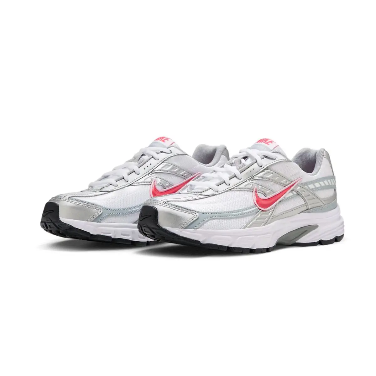 Nike Wmns Nike Initiator White Cherry Metallic Silver 394053 101 Wmns Size 9.5 - White/Cherry-Metallic Silver
