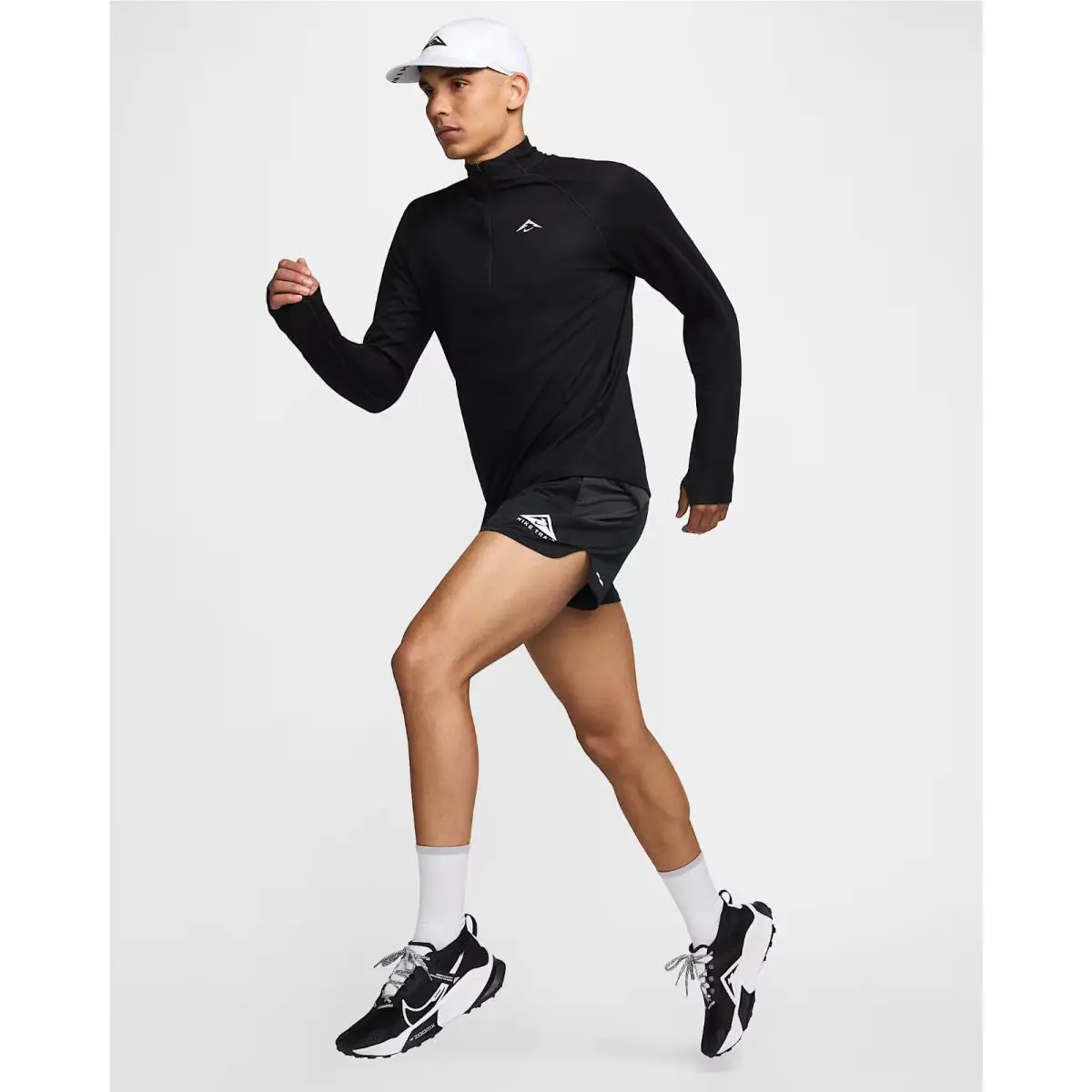 Nike clothing - Nike Trail Dri-FIT 1/2-Zip Mid-Layer Top - FV9994-010 - Black (UPC: 745278220957) 7