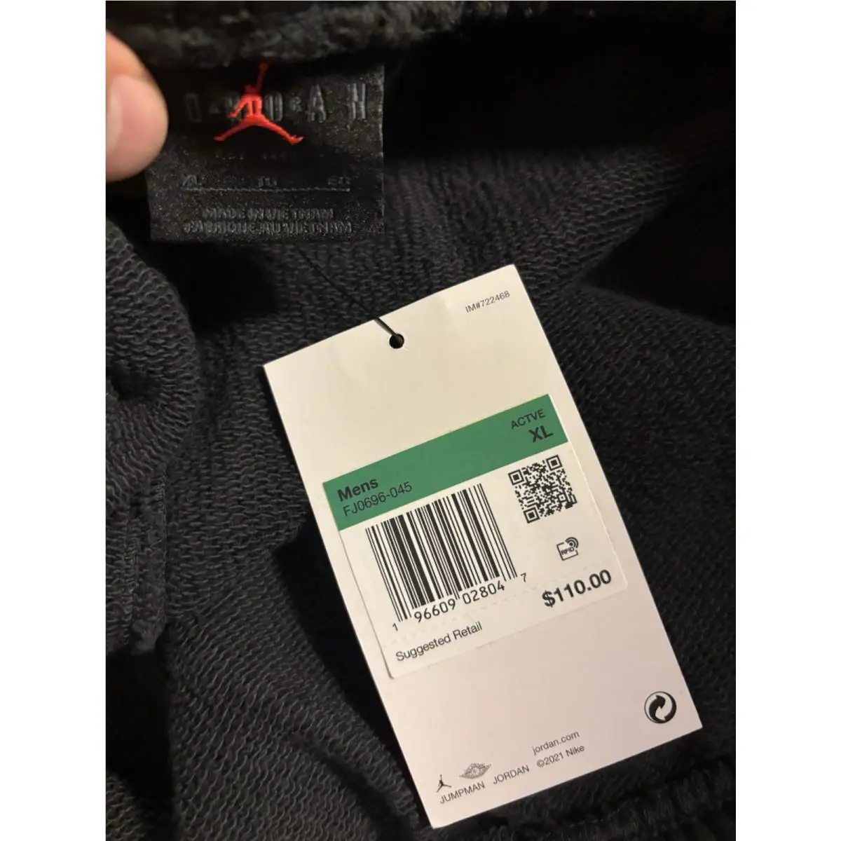 Nike clothing - FJ0696 034 - Dark Grey (UPC: 196609028061) 0