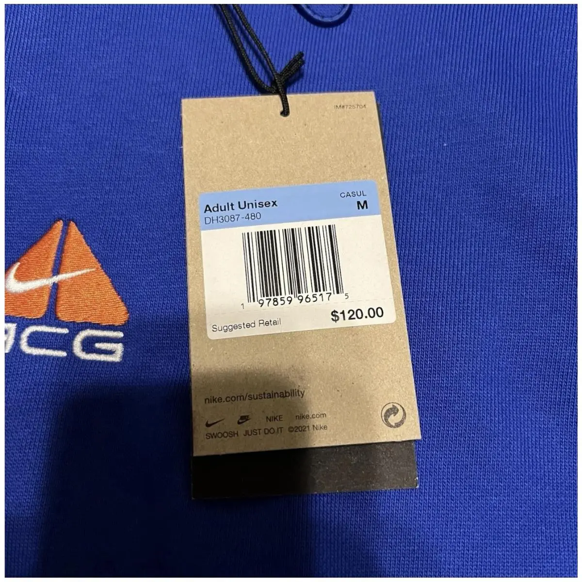 Nike clothing - Blue (UPC: 196969088149) 7