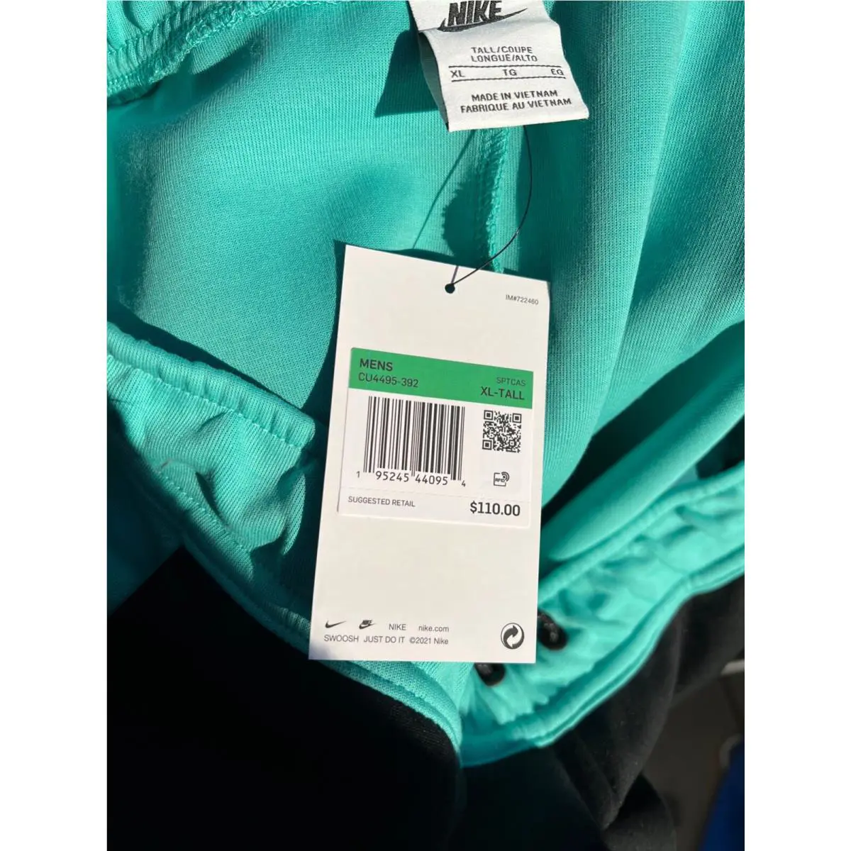 Nike clothing - Washed Teal/Black/Black 5