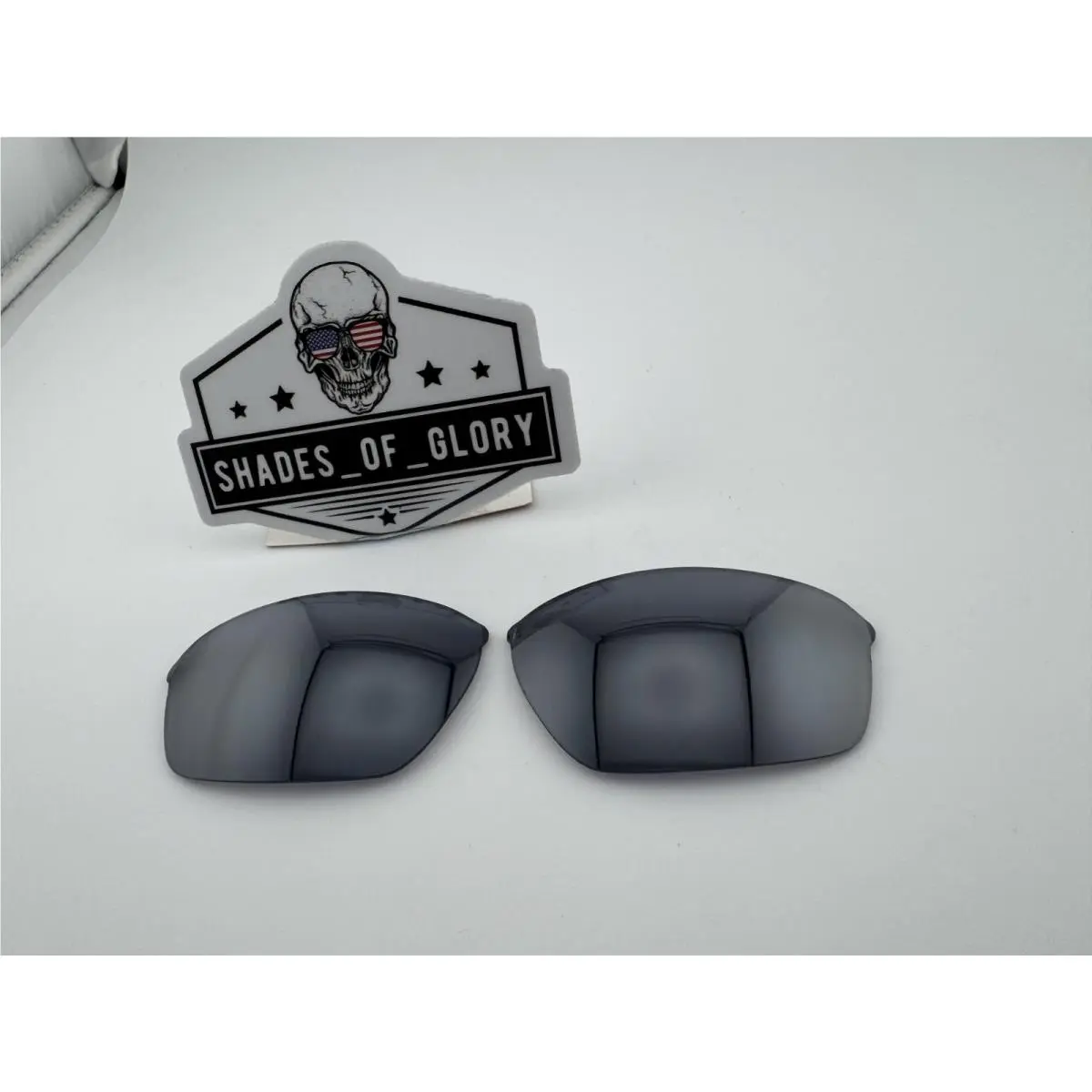 Oakley Half Wire XL Black Iridium Replacement Sunglass Lenses Oem