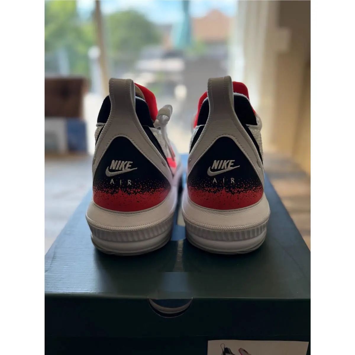 Nike shoes - Nike LeBron 16 - LeBron - CI1521-100 - White, Manufacturer: White/ Hot Lava- Flat Silver (UPC: 0193148943800) 3
