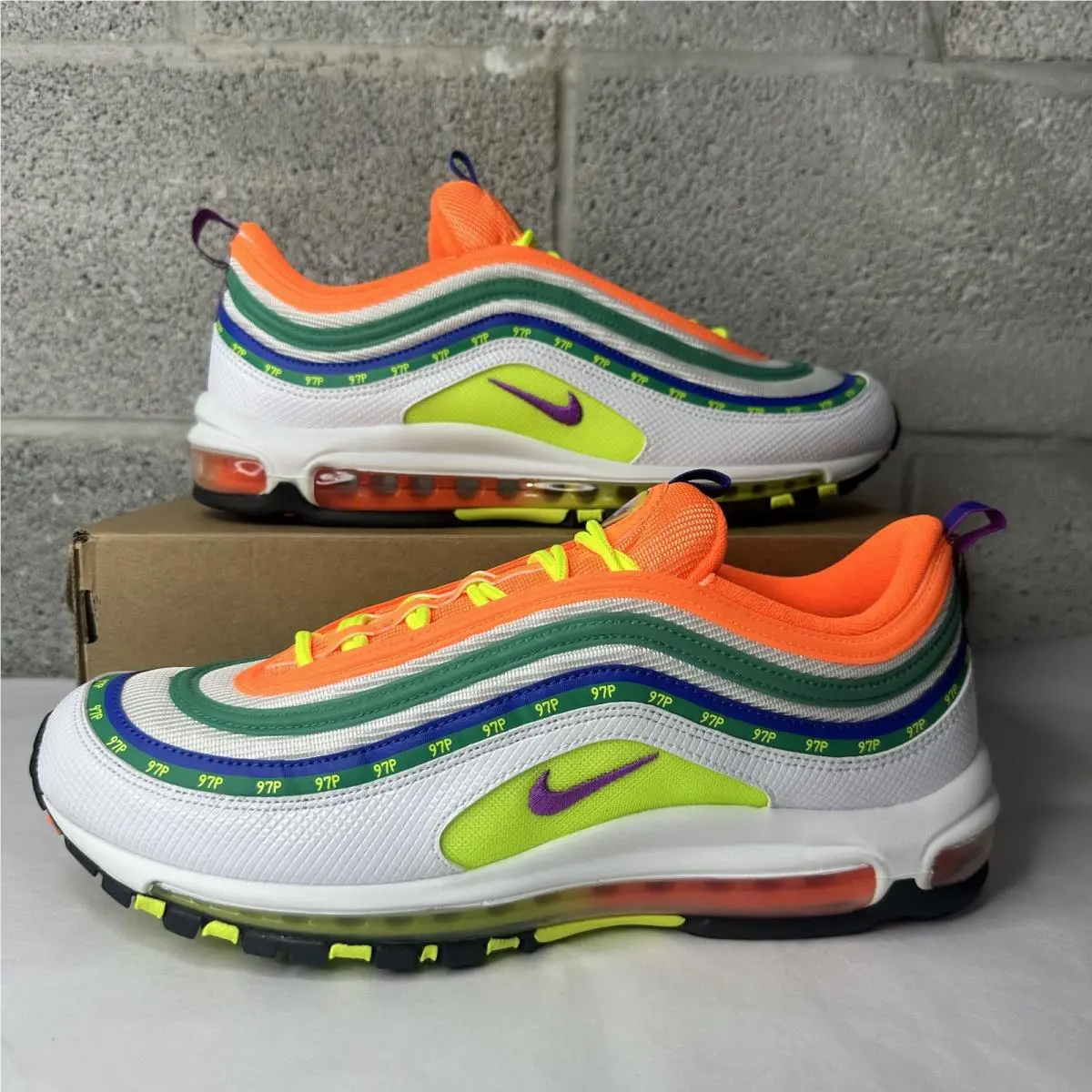 Nike Air Max 97 On Air London Summer Of Love Men`s Sz 10.5 CI1504-100