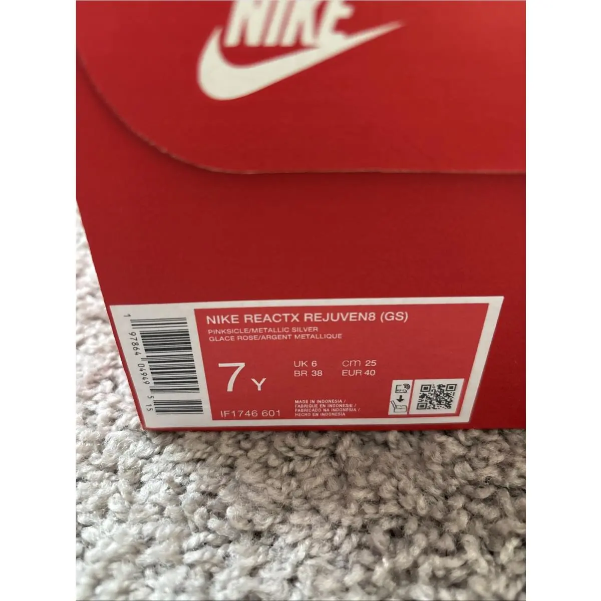 Nike shoes - Nike ReactX Rejuven8 - ReactX - IF1746-601 - Pink 0